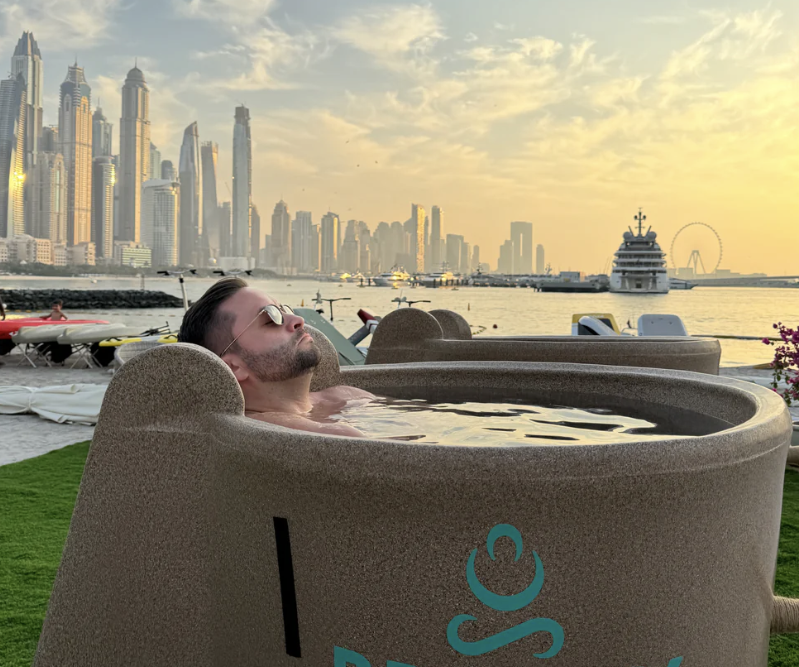 Ice bath on the beach: 5 spots in Dubai to try now | Ombrello